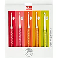 Prym Ganchillo para Lana ergonómica- 3-50-6-00 mm x 1 Juego- multicolor- talla única